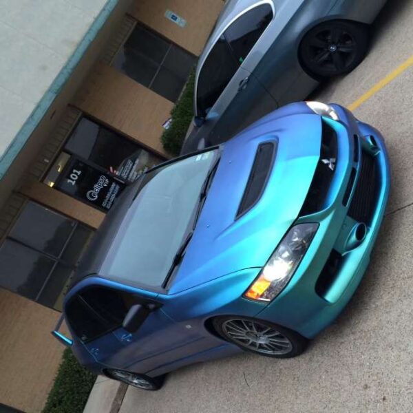 Garrett Parker from Eclipse Auto Body makes a Mitsubishi Blue Green Kameleon with our 4779BG.