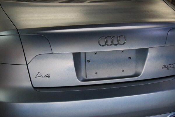 Pewter Titanium Kandy Pearls being plasti dipped on an Audi