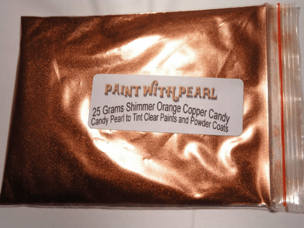 25 Gram Bag of Shimmer Orange Copper Kandy