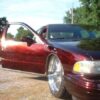 Fire Red Flake Caprice Classic using our metal flakes.