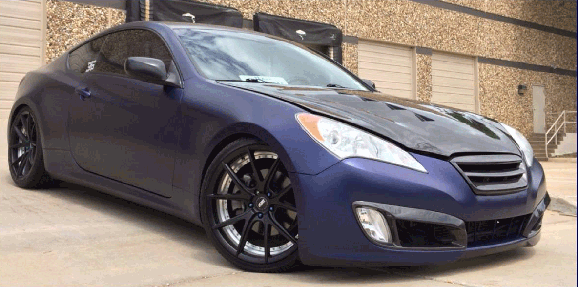 matte purple paint job