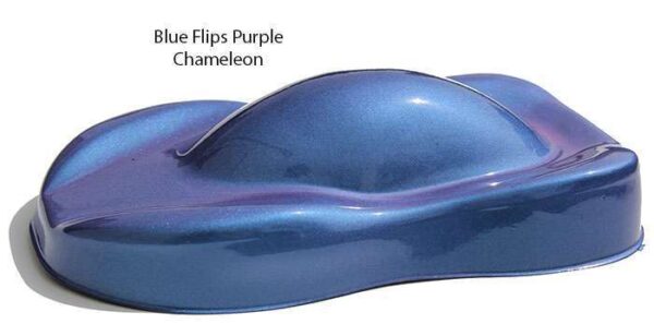 Blue Purple Flip Paint Kameleon Pearls flip two colors and cost less.