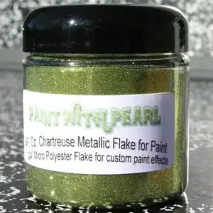 Chartreuse metal flake