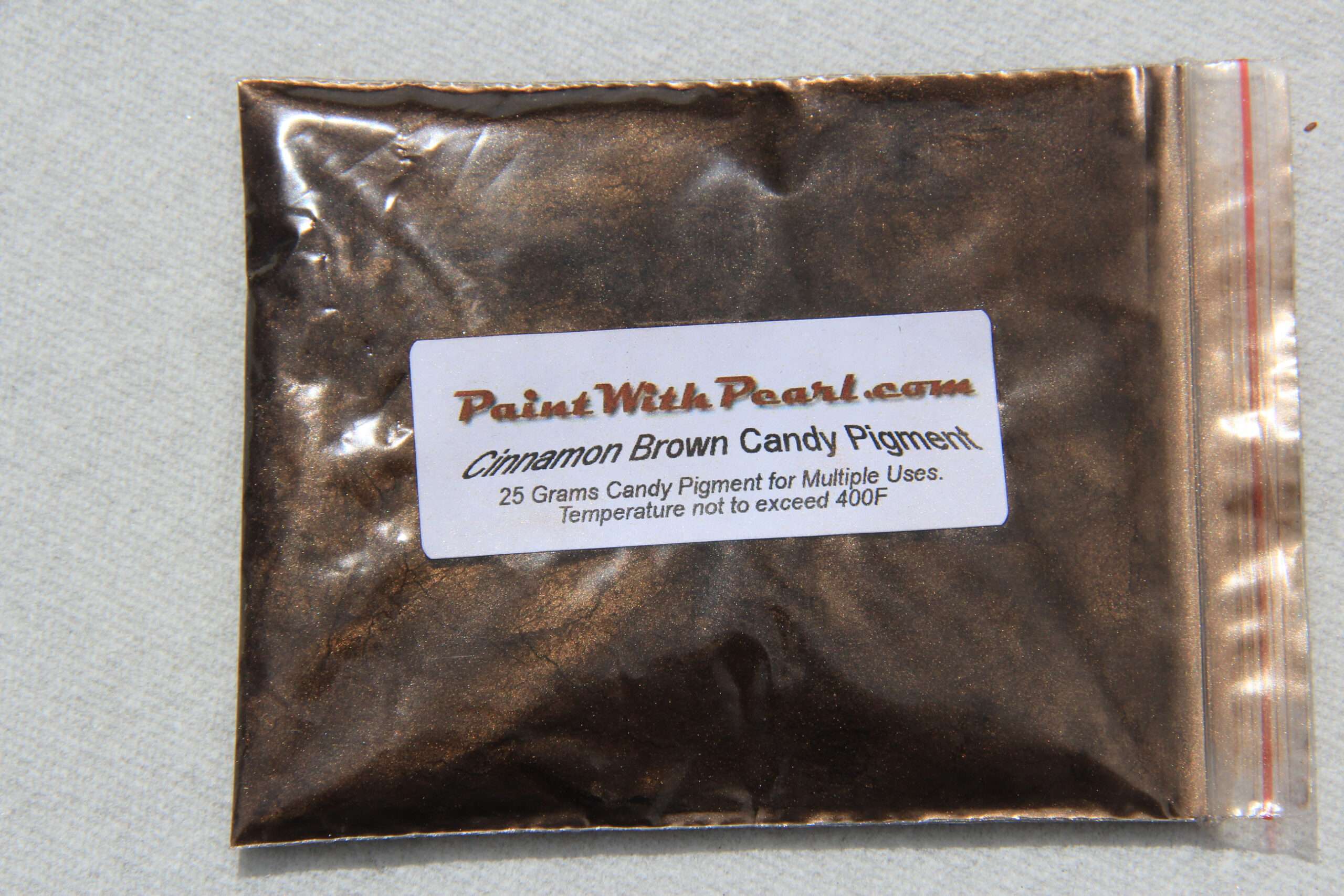 25 Gram Bag of Cinnamon Brown Kandy Paint Pearl for Kustom Paint, Powder coat, or any other coatings.