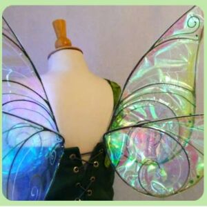 bronze and gold pearl on fairy costume