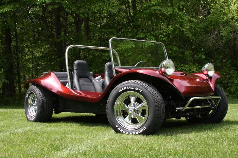 Fire Red Metal Flake Dune Buggy