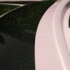 moss green metal flake on jet boat