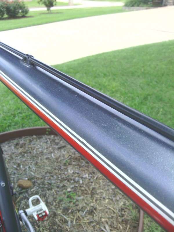 black gunmetal kandy pearl on a road bike