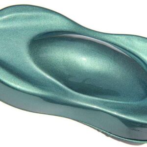 Teal green Kandy Pearls painted on a speed shape. Use in any custom coating.